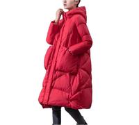 Ownwfeat Piumino Oversize Da Donna Con Grande Tasca Con Cappuccio Ampio