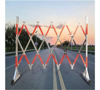 OWOHYG Barriera Stradale Retrattile espandibile in Metallo, salvaspazio per Eventi pubblici in Centri Commerciali per edilizia, 1,2 * 5 m