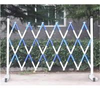 OWOHYG Barriera Stradale telescopica, barriera Mobile per vialetto Alta 1,2 m con rotelle, barricata Metallica espandibile