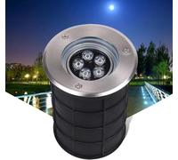 OWOHYG Buitengrondverlichting Met Verstelbare Hoek, LED-Ondergrondverlichting, Ip65 Waterdichte Spot Voor Decoratieve Tuinoprit, Terras, Trap (Wit Licht 9W)