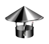 OWOHYG Camino A Cono per Stufa, Bello E Pratico, Resistente al Freddo E alle Alte Temperature, Ampia Apertura di Ventilazione, Adatto per Il Bagno..23cm