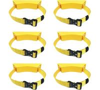 OWOHYG Carrello per Bombole di Ossigeno, Supporto Portatile per Bombole di Ossigeno, Confezione da 2, 4, 6, 8 E 10 Pezzi, Supporto per Bombole di Gas, Organizer per Officine/Fabbric.Yellow-6 Pack