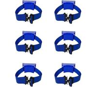 OWOHYG Carrello per Bombole di Ossigeno, Supporto Portatile per Bombole di Ossigeno, Confezione da 2, 4, 6, 8 E 10 Pezzi, Supporto per Bombole di Gas, Organizer per Officine/Fabbric.Blue-4 Pack
