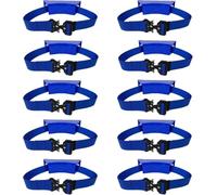 OWOHYG Carrello per Bombole di Ossigeno, Supporto Portatile per Bombole di Ossigeno, Confezione da 2, 4, 6, 8 E 10 Pezzi, Supporto per Bombole di Gas, Organizer per Officine/Fabbric.Blue-10 Pack