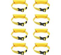 OWOHYG Carrello per Bombole di Ossigeno, Supporto Portatile per Bombole di Ossigeno, Confezione da 2, 4, 6, 8 E 10 Pezzi, Supporto per Bombole di Gas, Organizer per Officine/Fabbric.Yellow-8 Pack