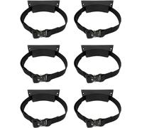OWOHYG Carrello per Bombole di Ossigeno, Supporto Portatile per Bombole di Ossigeno, Confezione da 2, 4, 6, 8 E 10 Pezzi, Supporto per Bombole di Gas, Organizer per Officine/Fabbric.Schwarz-6 Pack