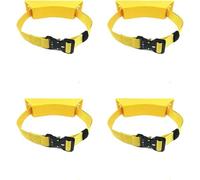 OWOHYG Carrello per Bombole di Ossigeno, Supporto Portatile per Bombole di Ossigeno, Confezione da 2, 4, 6, 8 E 10 Pezzi, Supporto per Bombole di Gas, Organizer per Officine/Fabbric.Yellow-4 Pack