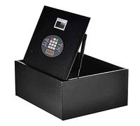 OWOHYG Cassetta di Sicurezza Elettronica per Pavimento/Cassetto, Cassaforte Digitale in Acciaio con Serratura, Progettata per Essere Fissata A Cassetti/Travi/sotto Le Assi del Pavimento