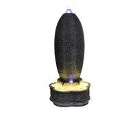 OWOHYG Fontana da Pavimento con Fontana Rocciosa, Decorazione Paesaggistica, Fontana da Esterno A Forma di Uovo, Fontana da Giardino con Cascata (Bl), Bl