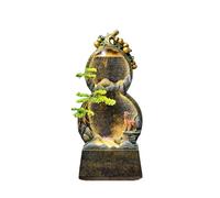 OWOHYG Fontana da Pavimento per Soggiorno, Fontana da Pavimento con Circolazione dell'Acqua, Fontana da Ufficio, Fontana da Giardino con Cascata (7), 7