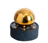 OWOHYG Fontane da Tavolo, Moderne Fontane da Tavolo Creative, Ornamenti per Fontane Circolanti, Acqua Corrente, Decorazioni per La Casa, Fontane per Il Relax (Nero), Nero