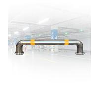 OWOHYG Paletti di Sicurezza in Acciaio Inossidabile a Forma di U, Blocco del parcheggio, Pali di Isolamento per Garage e vialetto, 100x30x5,1 cm