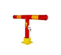 OWOHYG Paletto di parcheggio Pieghevole a Forma di T, barriera di parcheggio per Auto in Acciaio Resistente con bloccaggio Manuale