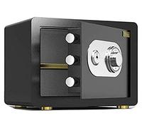 OWOHYG Scatola Ignifuga Impermeabile S SS E Scatole di Sicurezza Salvadanaio Armadio SS Casa SS 25Cm Tutto in Acciaio Meccanico/Elettronico Pa