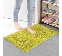 OWOHYG Tappeto Morbido Antiscivolo E Resistente per Il Bagno, Tappeto di Peluche per Vasche da Bagno, Docce E Lavandini, Blu Lago, 50X80 Cm, Verde Erba, 33X50 Cm