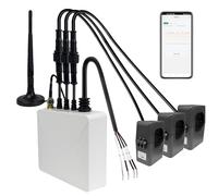 OWON 500A Monitor Consumo Energetico WiFi, Pinza Amperometrica 3 Fasi, Monitoraggio Potenza, Tensione, Corrente in Tempo Reale, Fattore di Potenza, Integrazione con App Smart Life, Alta Potenza