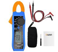 OWON CM2100 Mini pinza amperometrica digitale 20000 conteggi palmare True RMS AC/DC Test di corrente e tensione con tester di capacità di resistenza di protezione da sovraccarico VFC, 600 V 100 A NCV