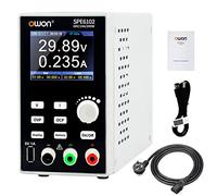 OWON SPE6102 Alimentatore da laboratorio programmabile (0-60 V 0-10 A), alimentatore CC da banco da 200 W con display LCD da 2,8 pollici, uscita a canale singolo con software per PC e ricarica USB