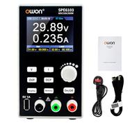 OWON SPE6103 Alimentatore CC programmabile (0-60V 0-10A) Protezione multipla a 4 cifre ad alta precisione, alimentatore CC da banco da laboratorio da 300 W con software per PC e ricarica USB