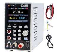 OWON SPM6103 (0-60V, 0-10A) Alimentatore DC programmabile con multimetro 4,5cifre, uscita da 300W, alta risoluzione 10mV/1mA, supporto USB/SCPI e protezione OVP/OCP per riparazioni e test elettronici