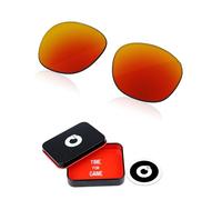 OWORK Lenti di ricambio in policarbonato da 1,8 mm per occhiali da sole Oakley Thurso OO9286A, 54 mm, rosso fuoco