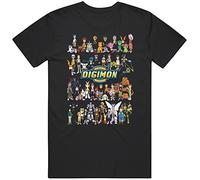 owow Digimon Digital Monsters Characters Poster 90s TV Show Cool Fan Gift T Camicie e T-Shirt(Small)