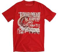 owow Pavement Men's Slanted And Enchanted Slim Fit T-Shirt Red(Large)