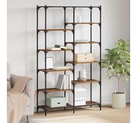 Owoxanthellate 170 cm, scaffale in legno vecchio, 9 scomparti, design industriale, legno, metallo, 180 kg, soggiorno, corridoio, camera da letto