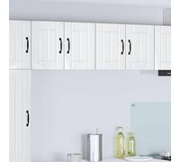 Owoxanthellate Armadio da cucina bianco lucido, 60 x 31 x 40 cm, in legno con 2 ripiani, design moderno, costruzione robusta e facile da pulire, mobili da parete per cucina, sala da pranzo, corridoio