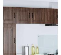 Owoxanthellate Armadio da parete da cucina, effetto quercia, 40 x 31 x 40 cm, in legno, con 2 ripiani e porte, salvaspazio, per cucina, soggiorno, casa, bar