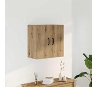 Owoxanthellate Armadio da parete in rovere Artisan, 60 x 31 x 60 cm, in legno dal design moderno e dalla portata di 60 kg, salvaspazio per bagno, corridoio e camera da letto