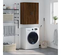 Owoxanthellate Armadio da parete marrone quercia 69,5 x 34 x 90 cm, design moderno con spazio per soggiorno, camera da letto, corridoio