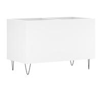 Owoxanthellate Armadio per dischi in vinile, 74,5 x 38 x 48 cm, scaffale in vinile con gambe in ferro, mobile per giradischi e collezione LP