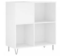 Owoxanthellate Armadio per vinili, 84,5 x 38 x 89 cm, scaffale per dischi in legno con gambe in ferro, armadietto in vinile per giradischi e dischi LP