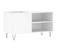 Owoxanthellate Armadio per vinili, 85 x 38 x 48 cm, in legno con gambe in ferro, scaffale in vinile per riporre LP