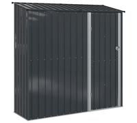 Owoxanthellate Casetta da giardino in metallo, 203,5 x 73 x 200 cm, colore: antracite
