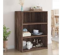 Owoxanthellate Credenza marrone rovere 70 x 41 x 93 cm, materiale in legno, design moderno, robusto, con spazio per soggiorno, corridoio e camera da letto