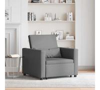 Owoxanthellate Divano letto 3 in 1, grigio scuro, 90 x 165 x 87 cm, telaio in acciaio compensato con ruote, design moderno, robusto, durevole, per soggiorno, camera degli ospiti, studio