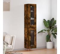 Owoxanthellate Highboard - Gambe in legno, 34,5 x 34 x 180 cm, design moderno con ampio spazio per credenza, soggiorno, camera da letto, corridoio