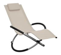 Owoxanthellate Lettino pieghevole per bambini, in acciaio verniciato a polvere, 60,5 x 121 x 59,5 cm, con cuscino grigio, resistente alle intemperie, pieghevole, per giardino, balcone, terrazza