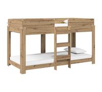 Owoxanthellate Letto a castello per bambini, 100 x 200 cm, in legno di quercia artisana, design moderno, robusto e salvaspazio, per camera da letto e camera degli ospiti