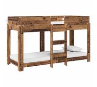 Owoxanthellate Letto a castello per bambini, 75 x 190 cm, in legno vecchio, design moderno, ottimizzato, robusto e durevole, per camera da letto e camera degli ospiti