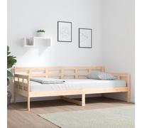 Owoxanthellate Letto giornaliero in legno massello di pino 90 x 200 cm, pieghevole come letto per gli ospiti in soggiorno, camera da letto o ufficio, design salvaspazio con rete a doghe per un uso