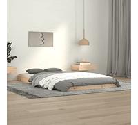 Owoxanthellate Letto singolo in legno di pino massiccio, 100 x 200 cm, moderna struttura per camera da letto con doghe in compensato, robusta e durevole, per piccole camere da letto, cameretta dei