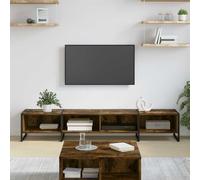 Owoxanthellate Mobile basso per TV, 170,5 x 36 x 30,5 cm, materiale in legno con gambe in acciaio, design moderno, robusto per soggiorno, corridoio