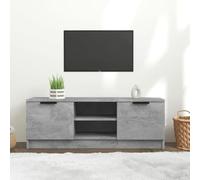 Owoxanthellate Mobile per TV, grigio cemento, 102 x 35 x 36,5 cm, in legno a basso consumo, design moderno, robusto e durevole, per soggiorno, camera da letto, ufficio
