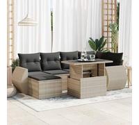 Owoxanthellate Owox 7-TLG. Sala da giardino, grigio chiaro, 55 x 53 x 34 cm, telaio in alluminio, regolabile in altezza, modulare, resistente alle intemperie, terrazza, balcone