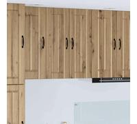 Owoxanthellate Owox - Armadio da cucina in legno di quercia Artisan, 30 x 31 x 80 cm, 3 ripiani, pensile, facile da pulire, robusto, cucina, corridoio, soggiorno