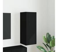 Owoxanthellate Owox - Armadio da parete per TV, 30 x 31 x 80 cm, in legno, con anta a 90°, 3 ripiani, montaggio a parete, moderno, soggiorno, corridoio, camera da letto