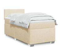 Owoxanthellate Owox - Letto a molle, 80 x 200 cm, con materasso, molle insacchettate e topper, struttura in legno e poliestere, divano letto per camera da letto e camera degli ospiti